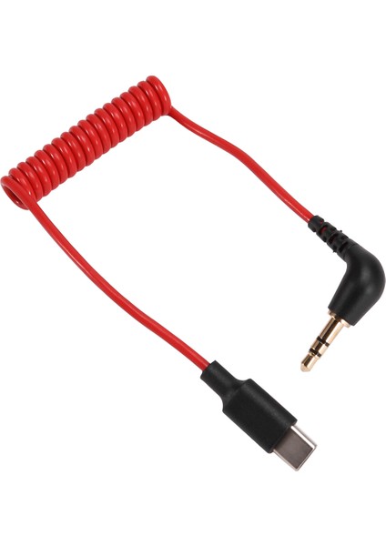 Rode Wireless Go Iı Için Type-C - 3,5 mm Kablo, Dik Açı Trs Erkek Dac Aux Adaptörü Ses Kablosu Değişimi (Yurt Dışından) fiyatları