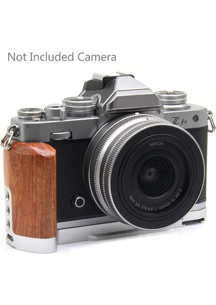 Hızlı Çıkarma L Plaka Ahşap Yan Sap Braketi El Tutacağı Nıkon Zfc Dijital Kamera Tripod Aksesuarları Gümüş (Yurt Dışından) fırsatları