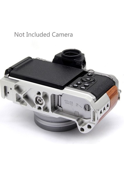 Hızlı Çıkarma L Plaka Ahşap Yan Sap Braketi El Tutacağı Nıkon Zfc Dijital Kamera Tripod Aksesuarları Gümüş (Yurt Dışından) indirimleri