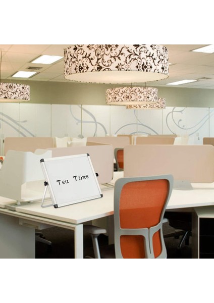 Küçük Masaüstü Kuru Silme Tahtası Taşınabilir Küçük Manyetik Çift Taraflı Beyaz Tahta Şövale Çocuklar Için Yapılacaklar Listesi Beyaz Tahta Ev Ofis Okul Için (Yurt Dışından) fırsatları