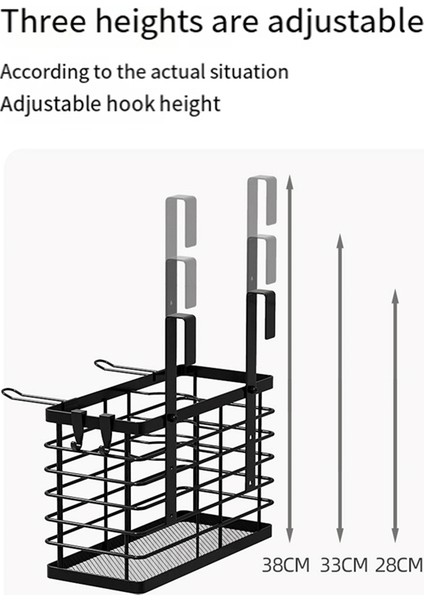 Saç Aletleri Düzenleyici - Saç Kurutma Makinesi Tutucu / Saç Kurutma Makinesi Tutucu Dolap Kapağı, Banyo Düzenleyici Saç Bakım Saklama Sepeti (Yurt Dışından) indirimleri