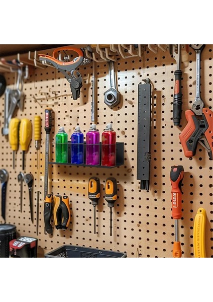 Garaj ve Çalışma Alanı Için 2 Paket Sprey Kutusu Tutucu Düzenleyici, Duvara Monte Metal Aerosol Kutusu Tutucu, Sprey Boya Kutusu Tutucu (Yurt Dışından) fırsatları