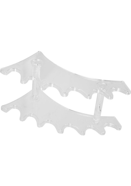 Akrilik 6 Yuvalı Ekran Standı, Kaş Dolma Kalem Kalem Takı Makyaj Fırça Raf Ev Ofis Mağaza Kullanımı Için Organizatör Tutucu, Şeffaf (Yurt Dışından) fiyatları