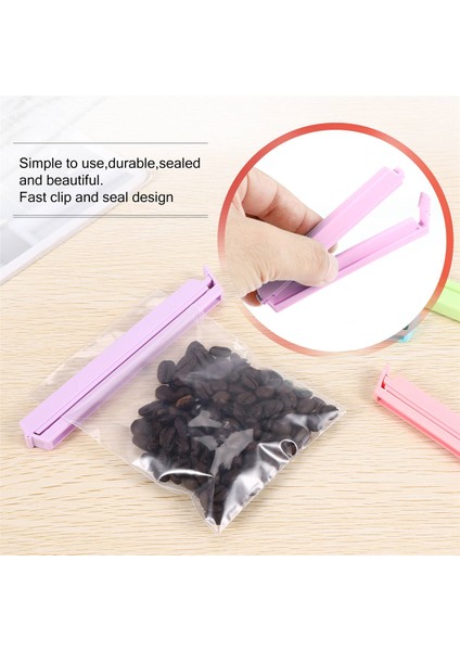 12X Mutfak Plastik Saklama Gıda Aperatif Mühür Kilitli Torba Klipsleri Mühürleyen Kelepçe S,m,l (Yurt Dışından) indirimleri