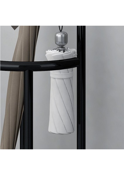 Ev Dairesel Şemsiye Tutucu Çıkarılabilir Damlama Tepsisi Standı Şemsiyeler Giriş Dekoratif Raf Düzenleyici Beyaz (Yurt Dışından) modelleri