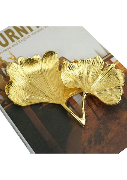 Altın Yaprak Ginkgo Biloba Yaprağı Dekoratif Tepsi Altın Takı Tepsi Masası Dekoratif Bulaşık Organizatör Tepsi Yüzük Kolye (Yurt Dışından) modelleri