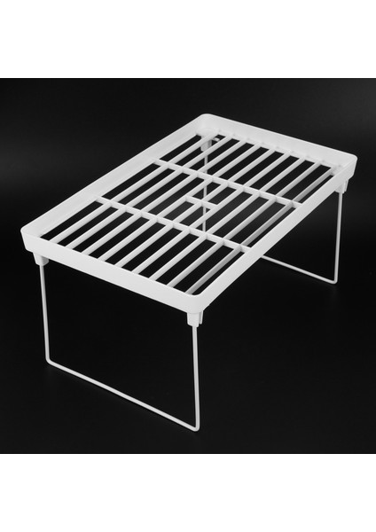 Istifleme Dolabı Raf Rafı Çelik Metal Ayak - Dolap, Tabak, Tabak, Tezgah ve Kiler Düzenleyici Organizasyon - Mutfak (Yurt Dışından) fırsatları