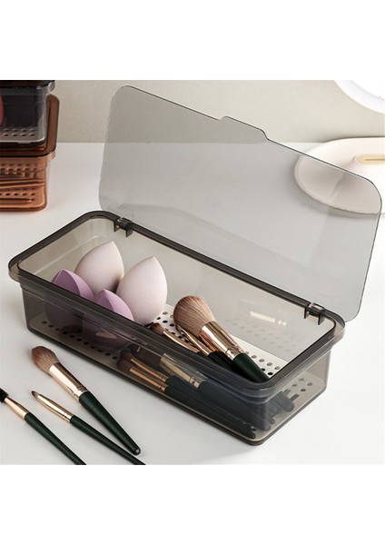 Kapaklı Çatal Bıçak Tepsisi, Kapaklı Alet Saklama Plastik Çatal Bıçak Tepsisi, Çatal Bıçak Çekmecesi Düzenleyici Alet Saklama Kabı B (Yurt Dışından) indirimleri