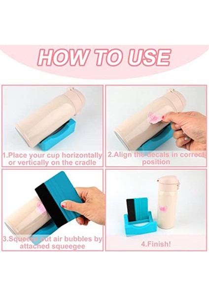 Cam Daklara Uygun Silikon Daklık, El Sanatları Için Cam Daklık, Vinil Çıkartmaları Yapıştırmak Için Küçük Daklık (Yurt Dışından) modelleri