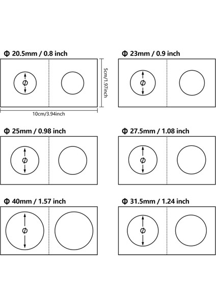 300 Adet 6 Çeşitli Boyutlarda Para Tutucular, Para Albümü Para Depolama Para Kağıt Tutucular Para Korumak Için (Yurt Dışından) indirimleri