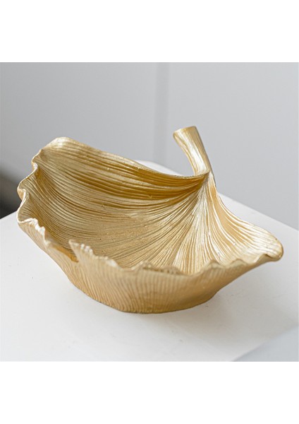 Reçine Altın Ginkgo Yaprakları Depolama Tepsisi Dekoratif Figürler Masaüstü Dekoru Veranda Masaüstü Anahtarı Atıştırmalık Depolama Kabı (Yurt Dışından) fırsatları