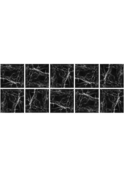 Mermer Dekoratif Yapışkanlı Fayans Çıkartmaları Banyo ve Mutfak Fayans Çıkartmaları, Su Geçirmez Kendinden Yapışkanlı Dekorasyon Bs (Yurt Dışından)