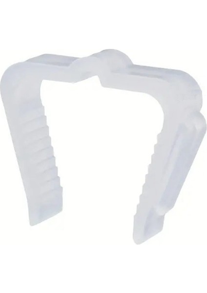 50 Adet Noel Işık Askılı Kancalar 1 5/8 Inç Fasya Panoları Klipler Hava Koşullarına Dayanıklı Plastik Açık Tatil Işıklı Uyarı Işareti (Yurt Dışından)