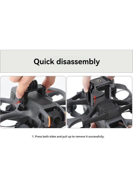 Djı Avata 2 Için Startrc Üst Uzatma Braketi - Gopro, INSTA360, Djı Action, Dolgu Işığı ile Uyumlu Uzatma Montaj Tutucu (Yurt Dışından) fiyatları