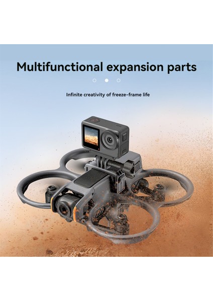 Djı Avata 2 Için Startrc Üst Uzatma Braketi - Gopro, INSTA360, Djı Action, Dolgu Işığı ile Uyumlu Uzatma Montaj Tutucu (Yurt Dışından) indirimleri