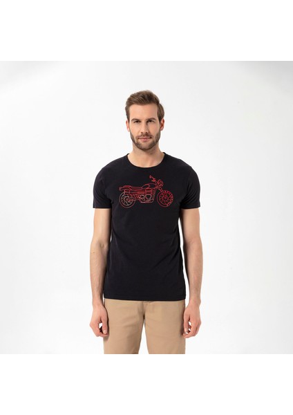 Tj Erkek Siyah Tişört modelleri