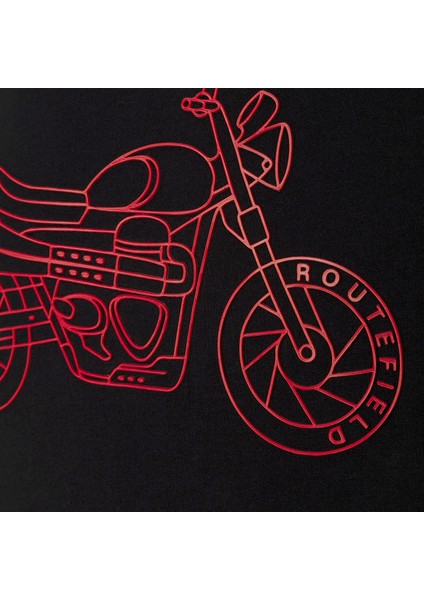 Tj Erkek Siyah Tişört