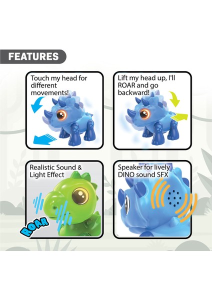 Dino Heads Up Robot Triceratops 88592 fırsatları