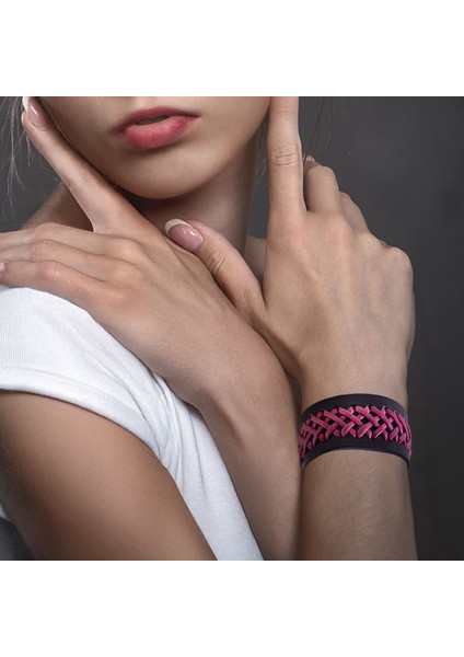 El Işçiliği Hakiki Deri Kadın Bileklik Mor Zarif ve Şık Tasarım modelleri