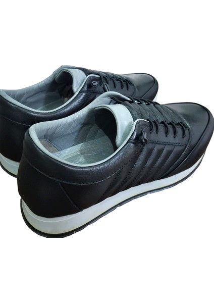 GR0022 Hakiki Yumuşak Deri Ortopedik Hafif Poli Taban Gizli Bağcıklı Sneaker Erkek Ayakkabı indirimleri