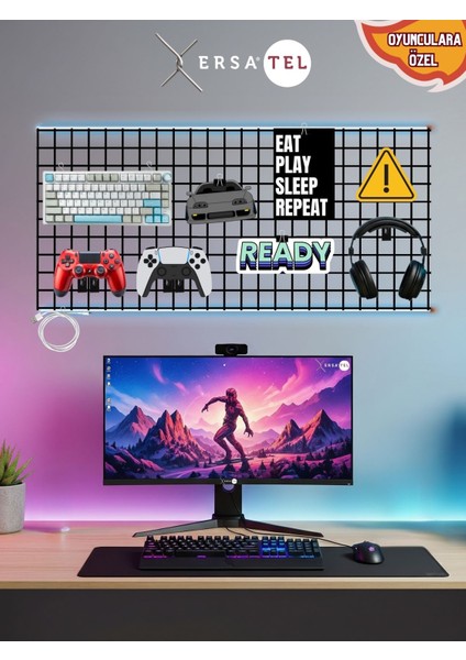 Ersatel 50X100 cm Dekoratif Pano Gamer Özel Seri