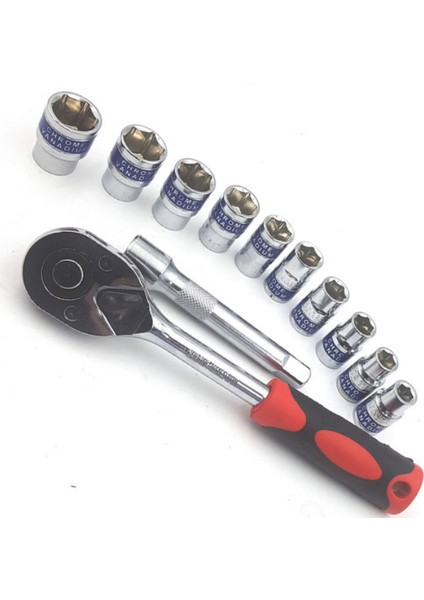 Dekecr-V Lokma Takımı 1/2" Cırcırlı 12 Parça Crv G-10052