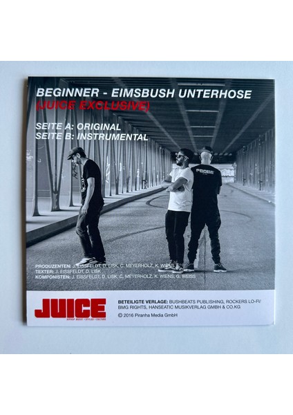 Beginner (Absolute Beginner) - Eimsbush Unterhose 45 Lik Plak fiyatları