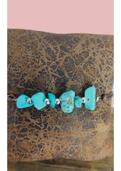 Ipli Turkuaz Doğal Taş Takı, Şık ve Zarif Aksesuar.