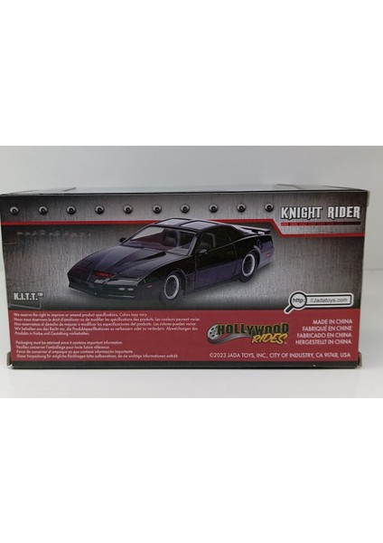 1:32 Ölçek Knight K. I. T. T 1982 Pontiac Uzunluğu 13 cm Yüksekliği 6 Cmdir modelleri