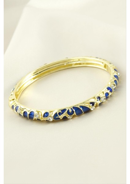 Taşlı Mineli Kelepçe Bileklik