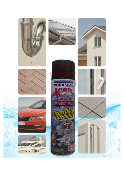 Leak Fix 200 ml – Siyah Kauçuk Bazlı Su Geçirmez Sızdırmazlık Spreyi fiyatları