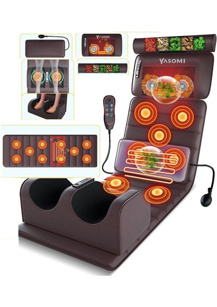 Relaxon X10 Katlanabilir Elektrikli Tam Vücut Isıtmalı Masaj Yatağı