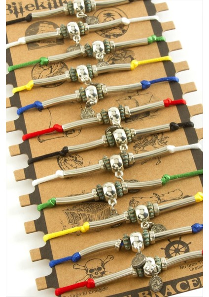 Tuğra Metal Aparatlı Ip Bileklik