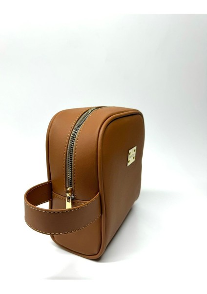 Orta Boy Kahverengi Kişisel Bakım ve Seyahat Çantası modelleri