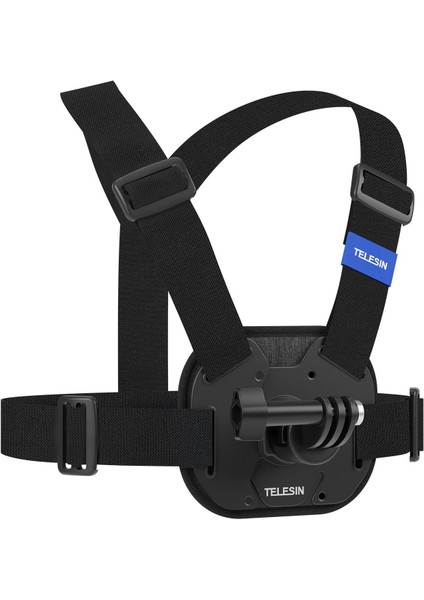 Telesın Aksiyon Kamera Göğüs Askısı (Vest Chest) | Hızlı Çıkarılabilir Yelek Göğüs Kayışı (Siyah) fiyatları
