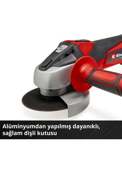 Akülü Avuç Taşlama TC-AG 18/115 Li Kit Power X-Change (18 V, 115 mm disk çapı, 28 mm kesme derinliği, softstart, 4.0 Ah akü ve şarj cihazı dahil) - 4431133
