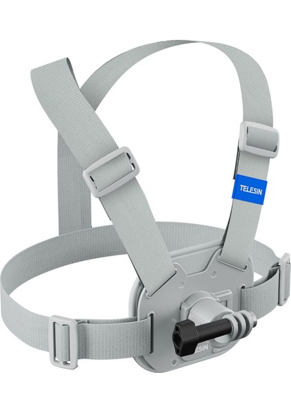 Telesın Aksiyon Kamera Göğüs Askısı (Vest Chest) | Hızlı Çıkarılabilir Yelek Göğüs Kayışı (Gri) fiyatları