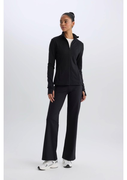 Fit Sporcu Jogger Eşofman Altı Geniş Bol Paça Basic Düz Skuba Dalgıç Kumaş A0566AX25SP