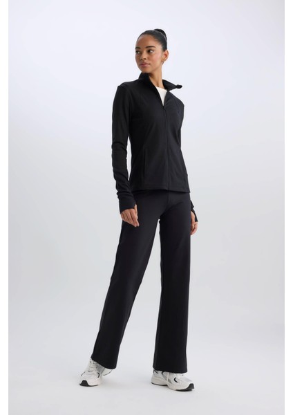 Fit Sporcu Jogger Eşofman Altı Geniş Bol Paça Basic Düz Skuba Dalgıç Kumaş A0566AX25SP modelleri