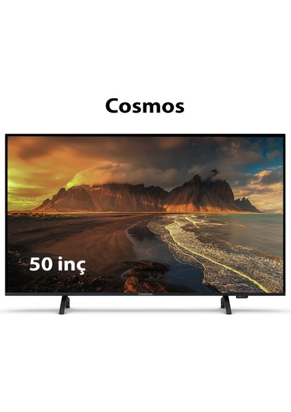 50'' 127 Ekran Uydu Alıcılı 4K Ultra HD Smart LED TV