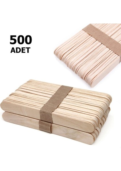 500 Adet Ahşap Büyük Dil Çubuğu