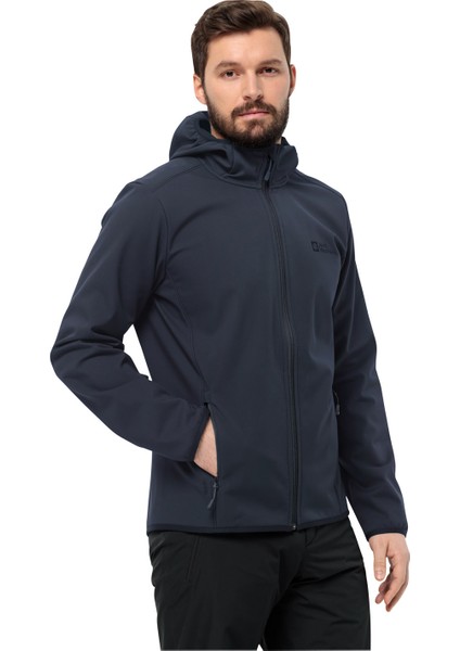 Bornberg Hoody Erkek Mavi Softshell