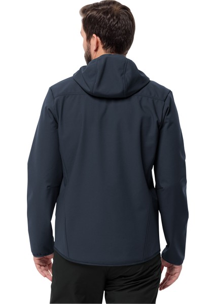 Bornberg Hoody Erkek Mavi Softshell