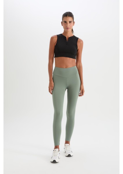 Fit Yüksek Bel Beli Saran Esnek Basic Düz Sporcu Tayt B4147AX25SP fiyatları