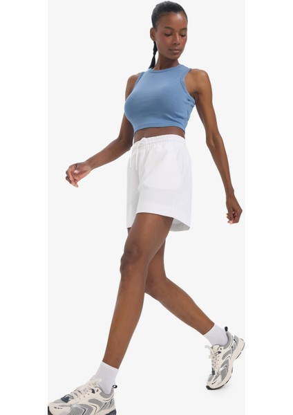 Fit Standart Fit Sporcu Kısa Paça Basic Düz Şort Z6696AZ25SM modelleri