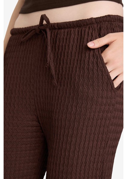 Flare Fit Cepli Normal Bel Standart Boy Bürümcük Pantolon indirimleri