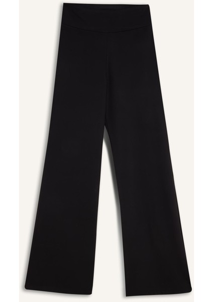 Fit Sporcu Jogger Eşofman Altı Geniş Bol Paça Basic Düz Skuba Dalgıç Kumaş A0566AX25SP