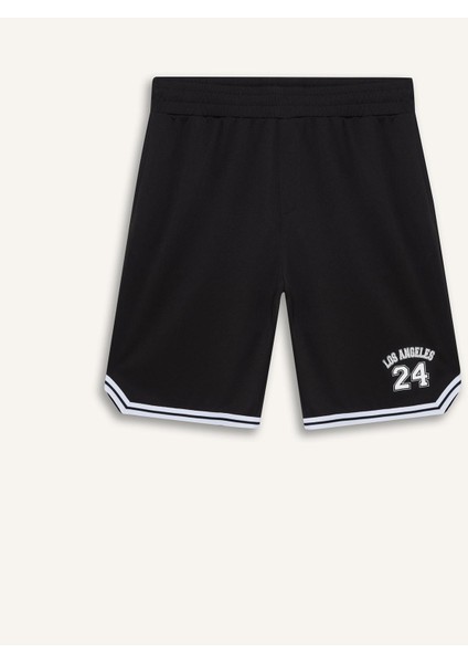Fit Hızlı Kuruyan Standart Fit Sporcu Kısa Paça Ağır Kumaş Şort A1694AX25HS