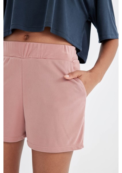 Fit Sporcu Kısa Paça Modal Şort D2981AX24HS