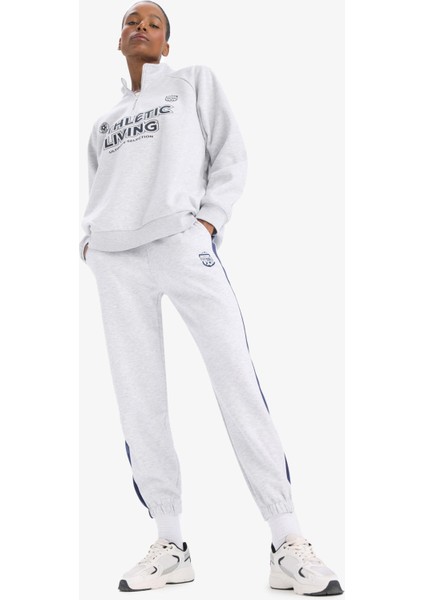 Fit Standart Fit Baskılı Jogger Paça Standart Boy Sporcu Eşofman Altı D8100AX25SP fiyatları